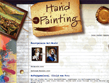 Tablet Screenshot of hand-painting.de